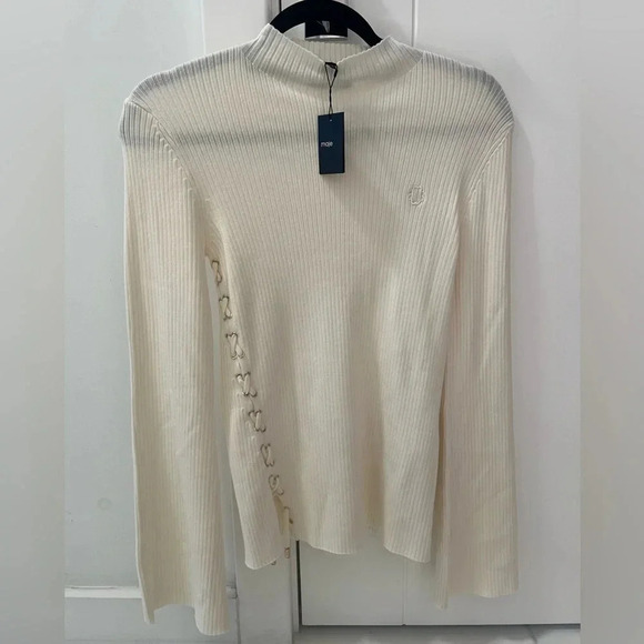 Maje Ribbed-knit turtleneck sweater- Size 1; Brand New Condition with Tags - Picture 2 of 11